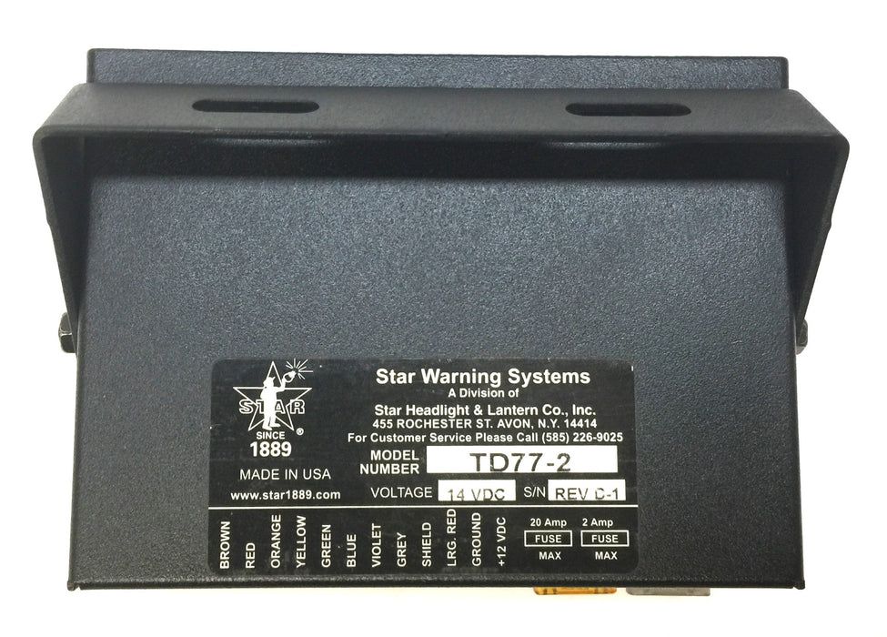 Star Warning System Controller TD77-2 NOS