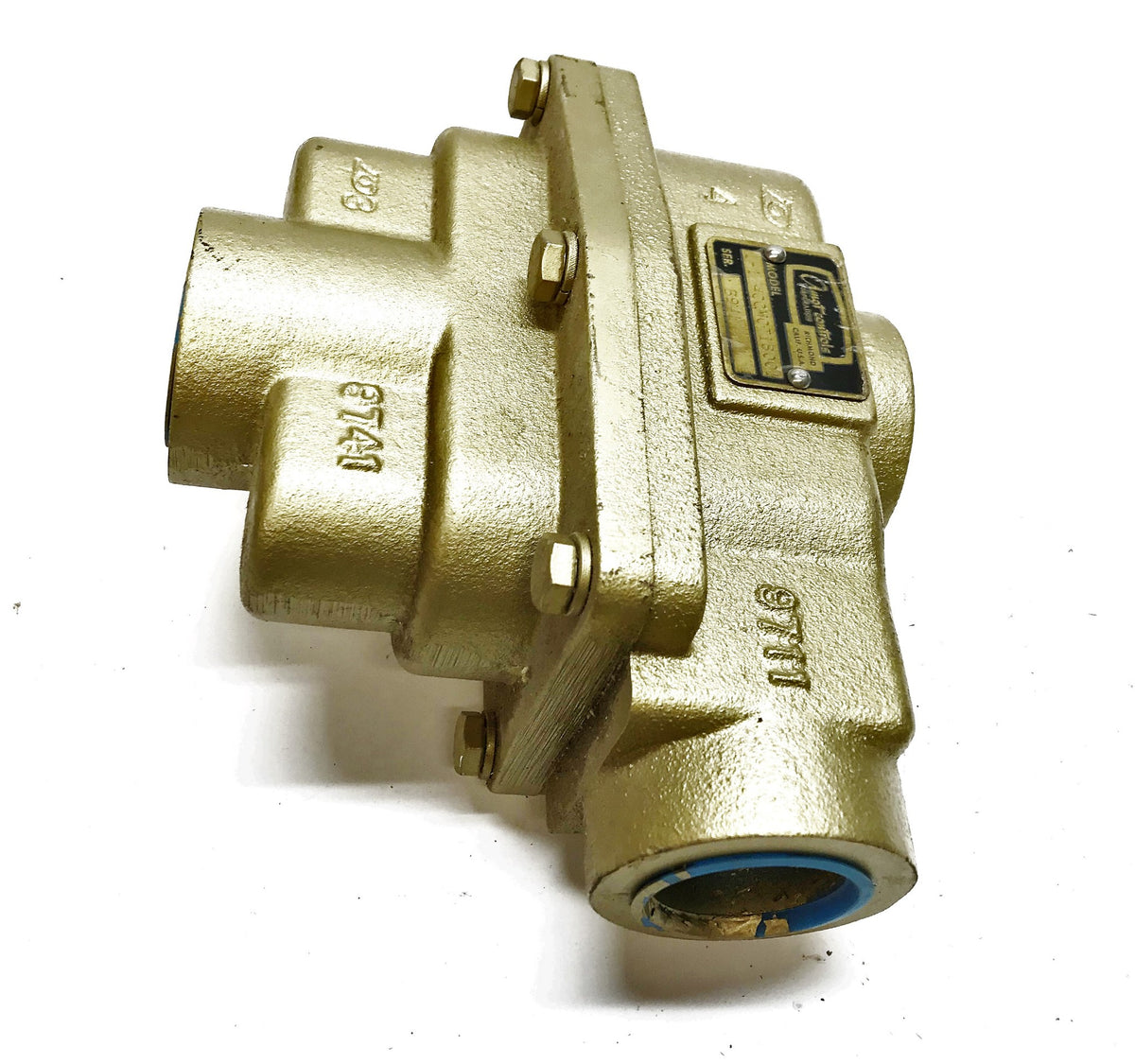 AMOT 4057D025H2 3-Way Pilot Control Valve Type CP - Manual Operation, USA Made