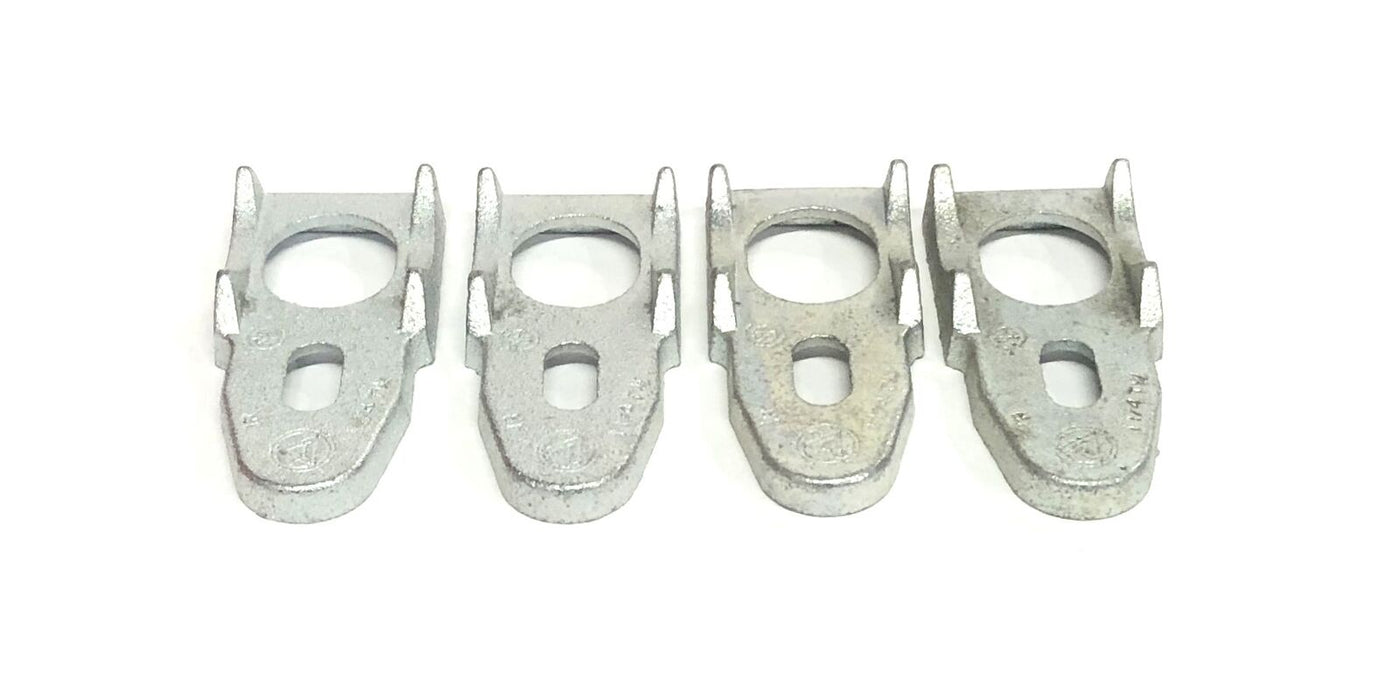 Unbranded 1/4TW Clamp Back 1 Inch R [Lot of 4] NOS