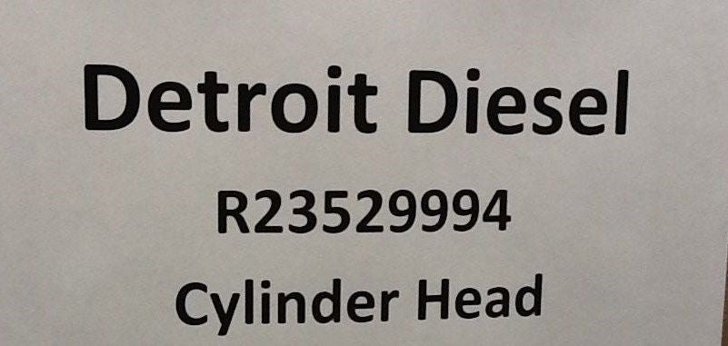 Detroit Diesel Cylinder Head R23529994 REMANUFACTURED