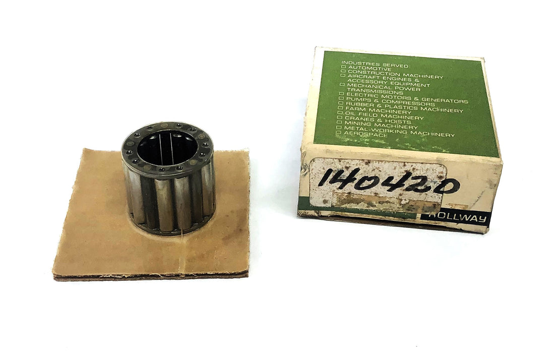 Rollway Needle Bearing Roller Cage Assembly 140420 NOS