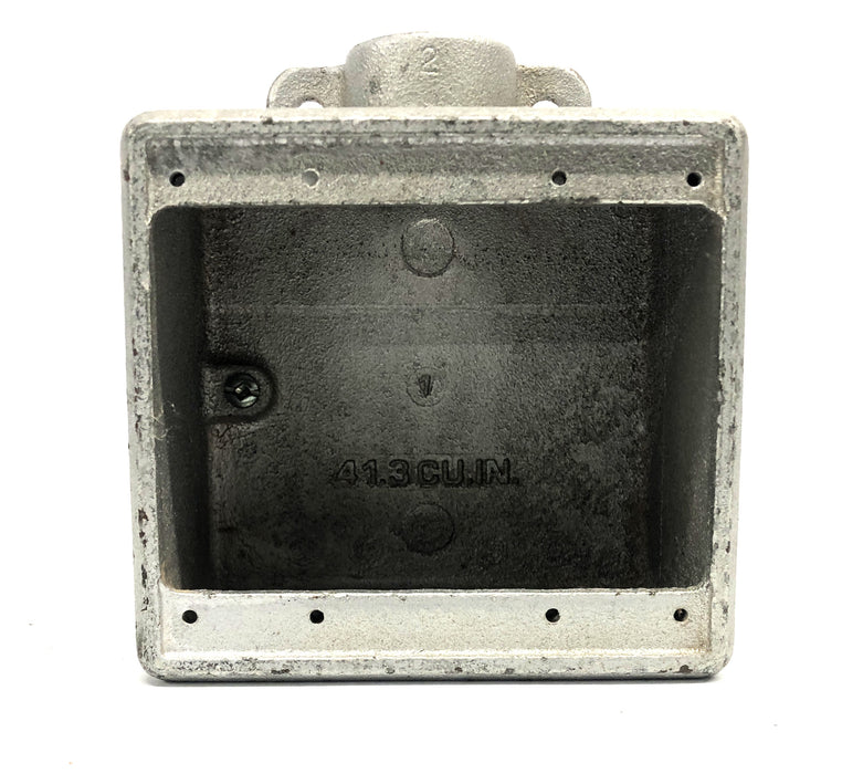 Crouse Hinds 41.3CU.IN. Cast Iron 3/4 Inch NPT Conduit Device Box FD12 FD22 NOS