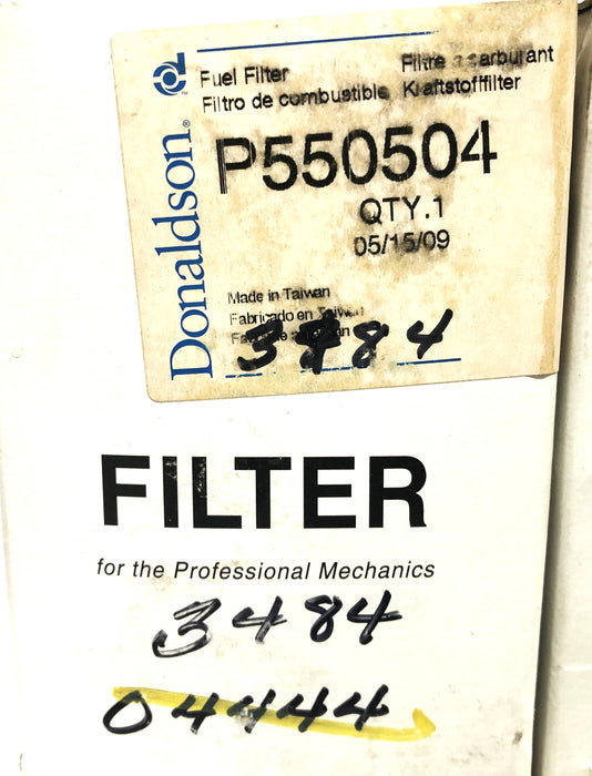 Donaldson Fuel Filter P550504 [Lot of 5] NOS