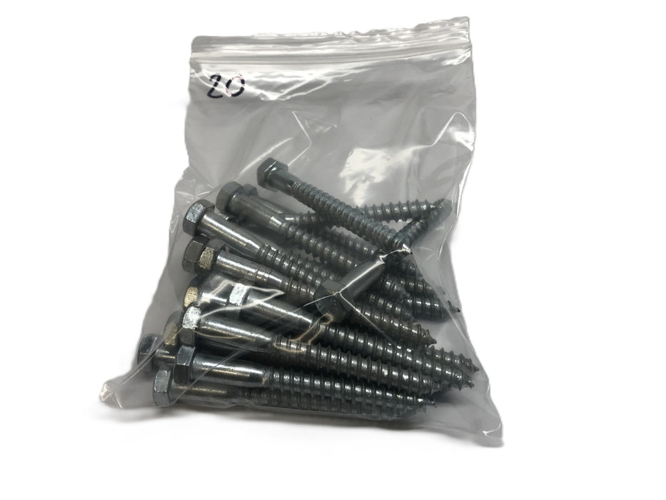 LB Nominal 3/8" x 3-3/8" 307A Hex Head Lag Screw [Lot of 20] NOS