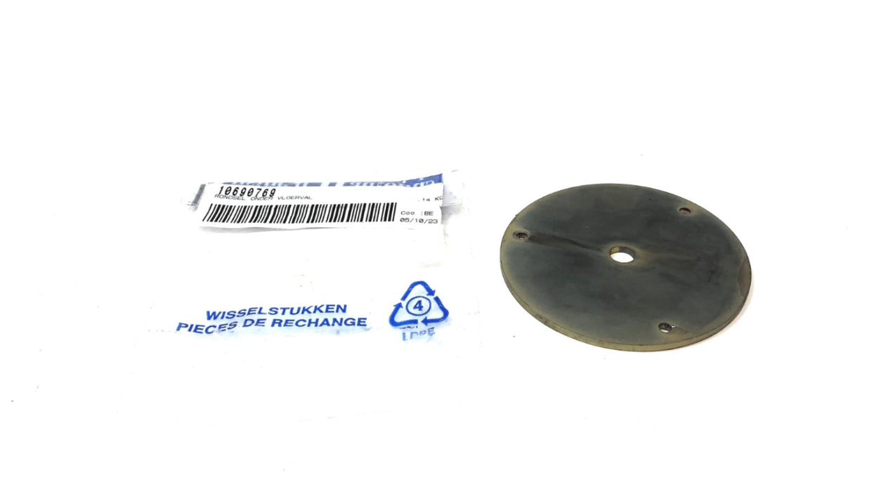 Van Hool Circular Metal Plate 10797078 NOS