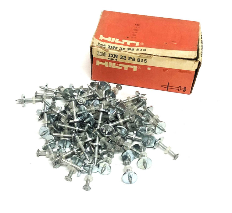 Hilti DN 32 P8 S15 Concrete Nail And Washer 44162/6 [Lot of 80] NOS