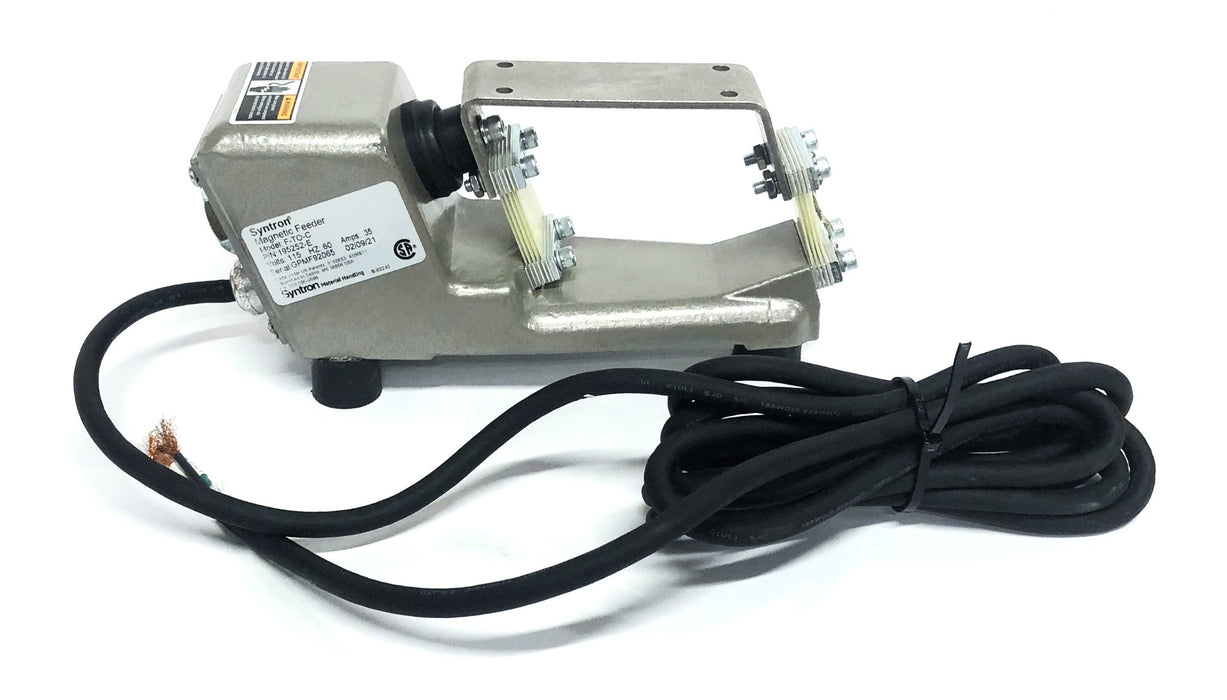 Syntron 115V 60Hz .35AMP F-T0-C Magnetic Feeder 195252-E USED