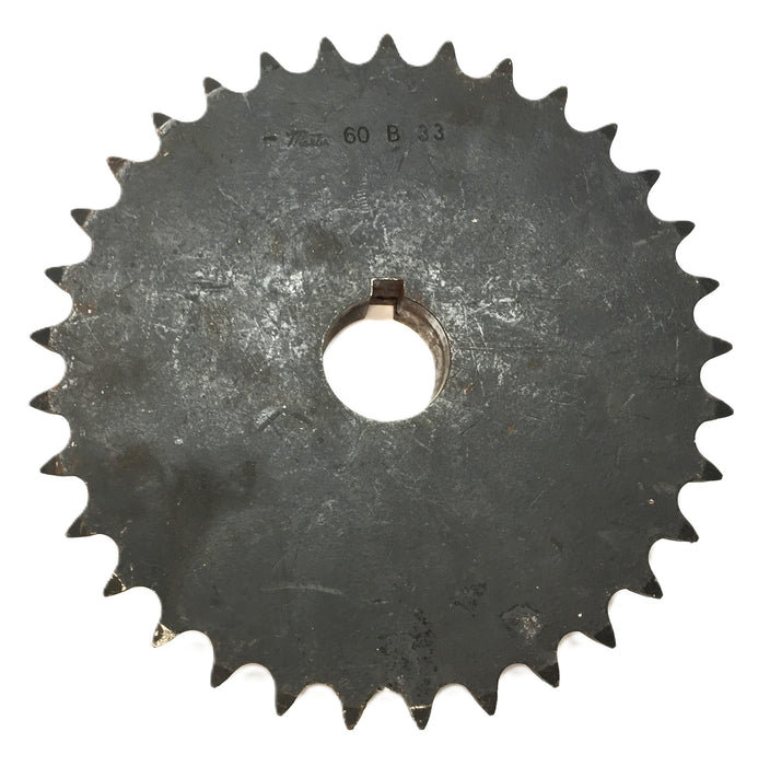 Martin Roller Chain Sprocket 60B33 1-1/2" Bore with Keyway NOS