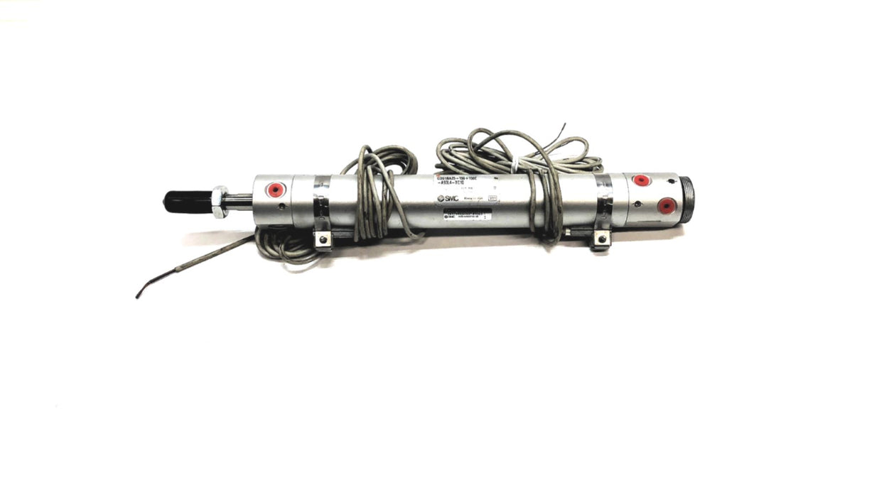 SMC Pneumatic Cylinder CDG1BA25-150+150Z-A93L4-XC10 NOS