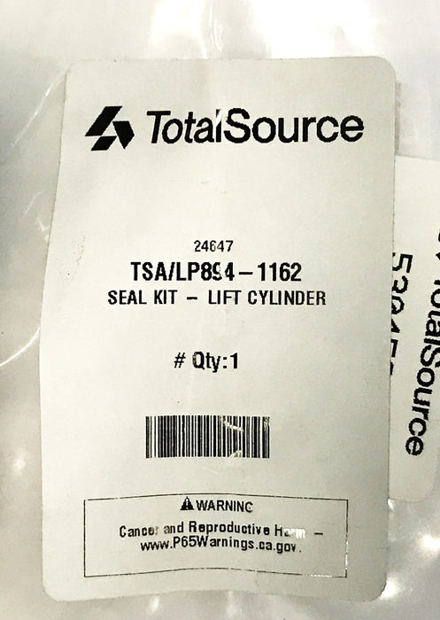 Total Source Lift Cylinder Seal Kit LP894-1162 NOS