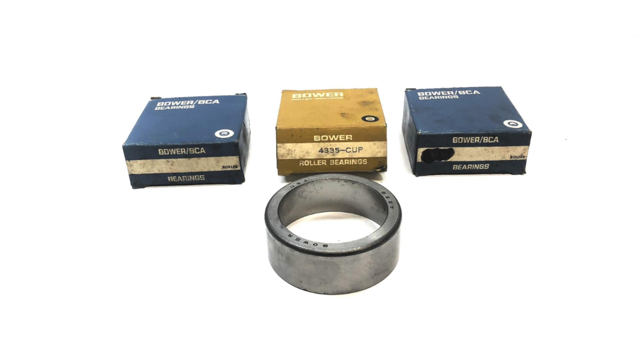Bower Tapered Roller Bearing Cup 4335 [Lot of 3] NOS
