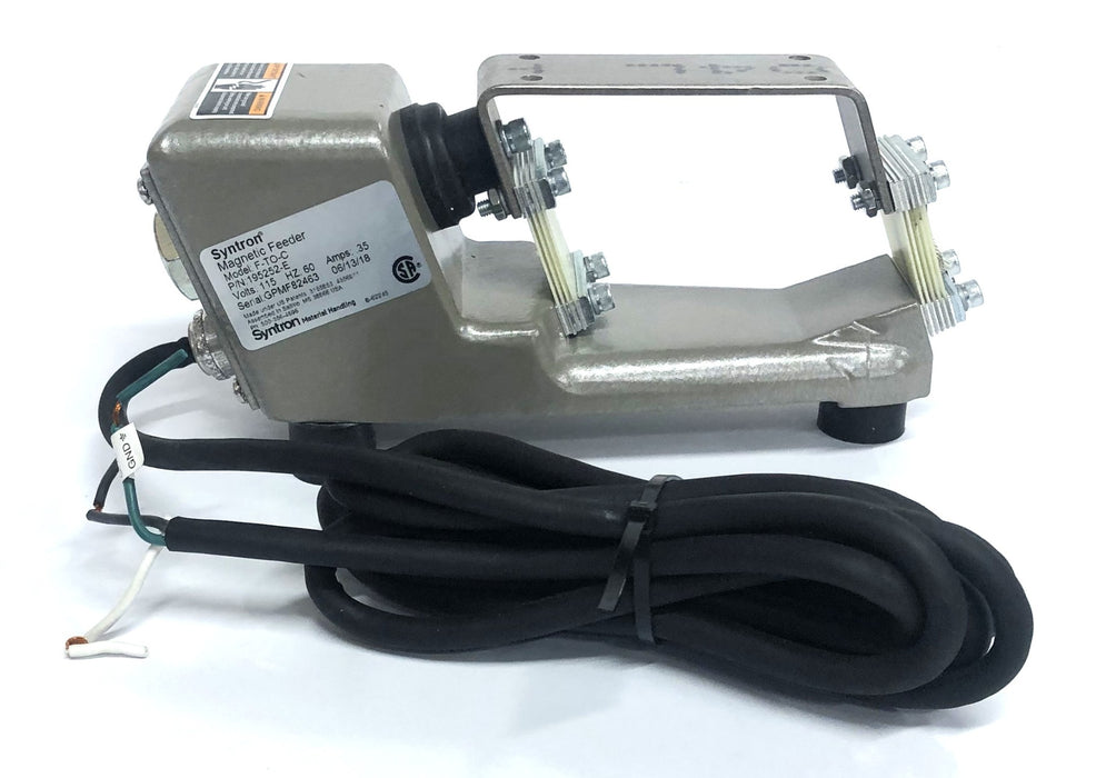 Syntron 115V 60Hz .35AMP F-T0-C Magnetic Feeder 195252-E NOS