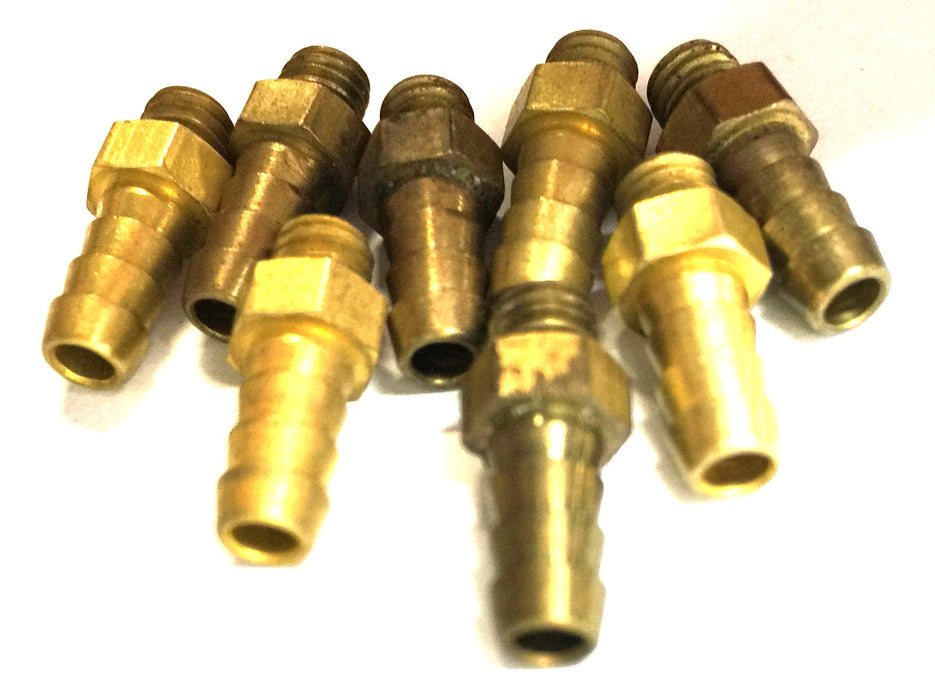 Clippard Barbed Brass Male 10-32 Threaded Fitting 11752 [Lot of 8] NOS