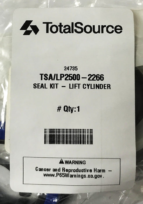 Total Source Forklift Lift Cylinder Seal Kit LP2500-2266 NOS