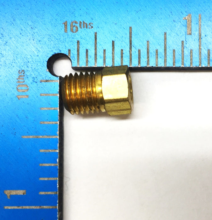Clippard Brass M/F 5/16"-24 x 10-32 Threaded Fitting 15006-2 [Lot of 7] NOS