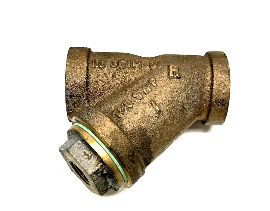 Mueller 1" Brass Y Strainer Valve 351M-01 150 SWP NON-THREADED NOS