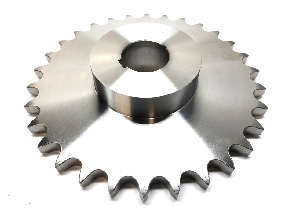 Misumi Stainless-Steel Standard Sprocket with 1.37" Bore w/Keyway SM60B30 NOS