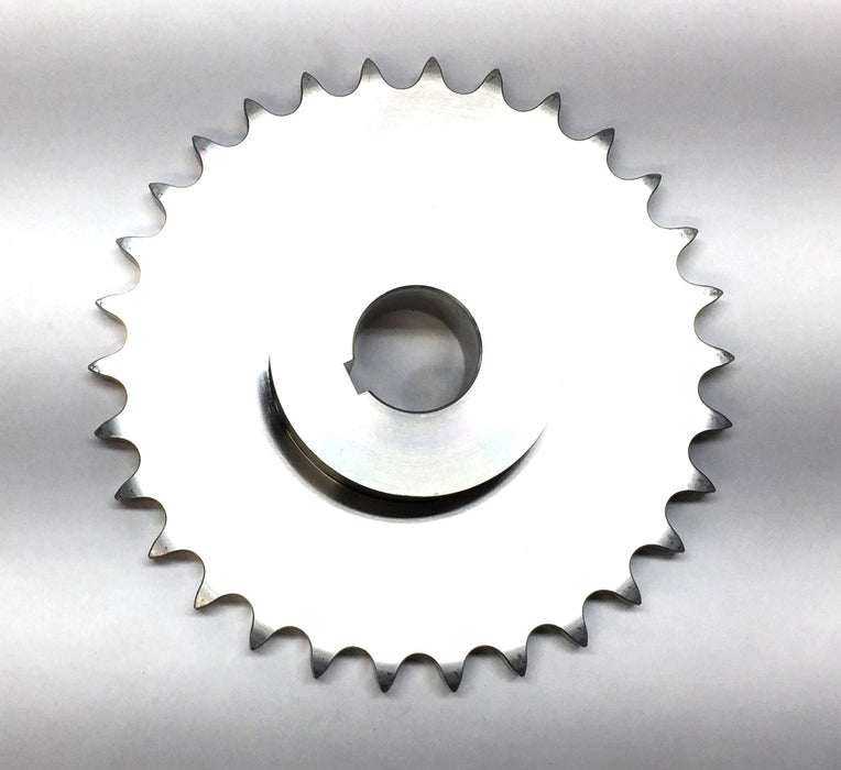 Misumi Stainless-Steel Standard Sprocket with 1.37" Bore w/Keyway SM60B30 NOS