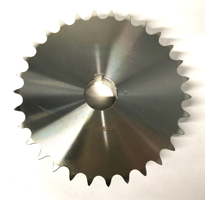 Misumi Stainless-Steel Standard Sprocket with 1.37" Bore w/Keyway SM60B30 NOS