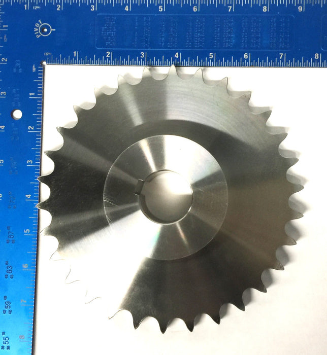 Misumi Stainless-Steel Standard Sprocket with 1.37" Bore w/Keyway SM60B30 NOS
