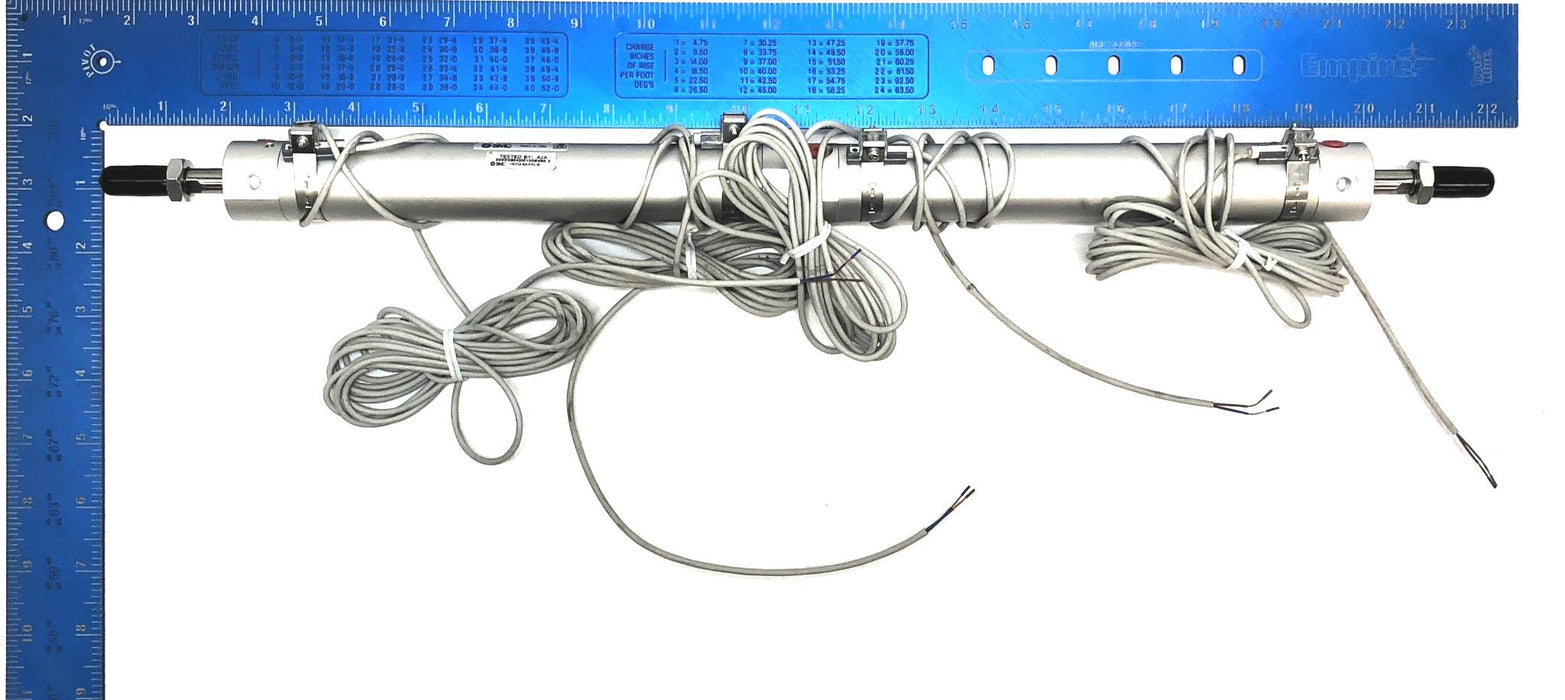 SMC Double Acting Pneumatic Cylinder Assembly CDG1BA25-150+150Z-A93L4-XC10 NOS