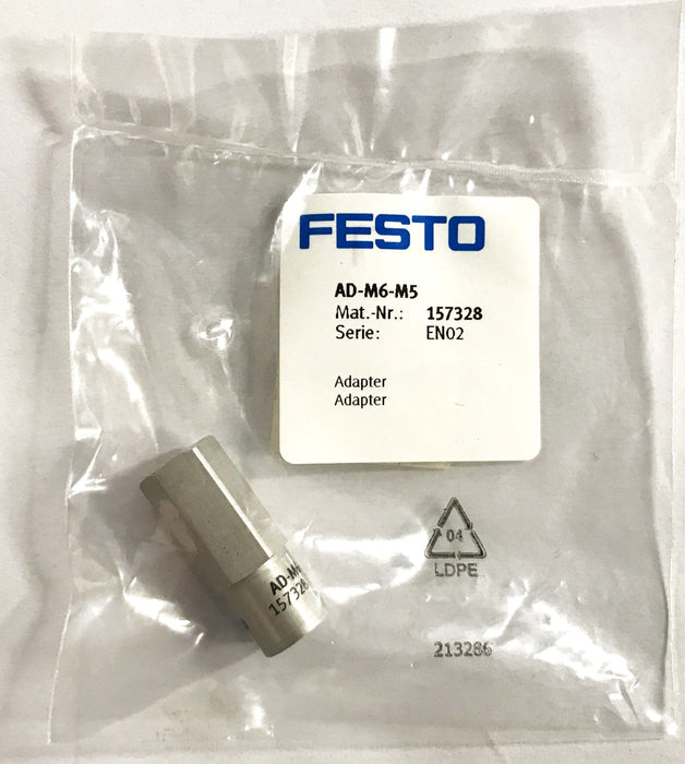 Festo AD-M6-M5 Adapter 157328 NOS