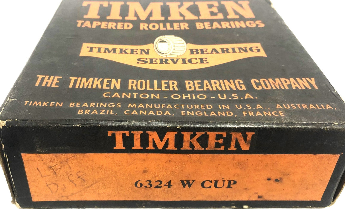 Timken Tapered Roller Bearing Cup 6324-W NOS