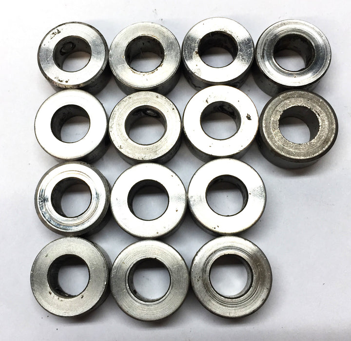 Unbranded S/S 8mm I.D x16mm O.D x8mm Thk Sleeve w/M4 Set Screw [Lot of 11] NOS