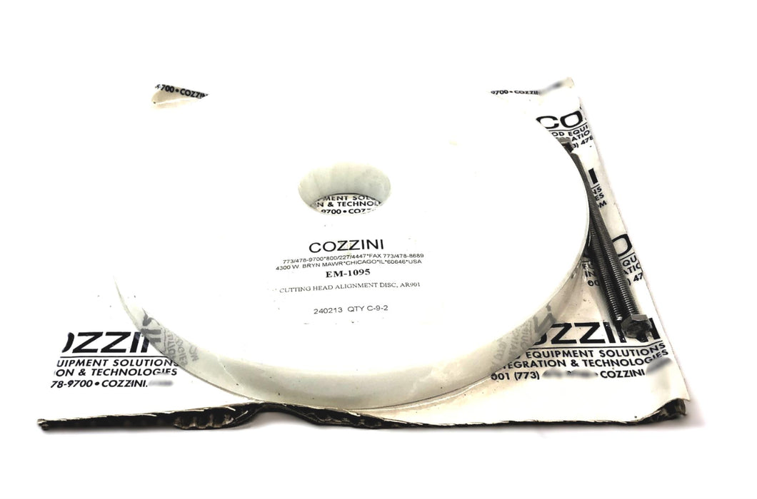 Cozzini Cutting Head Alignment Disc EM-1085 (AR901) (240213) NOS