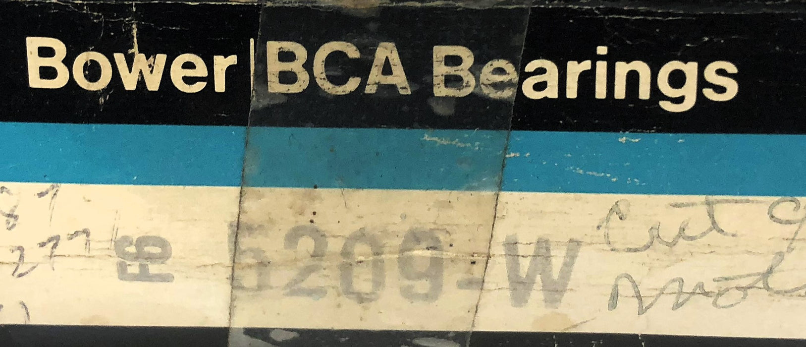 Bower/BCA Contact Ball Bearing 5209W NOS