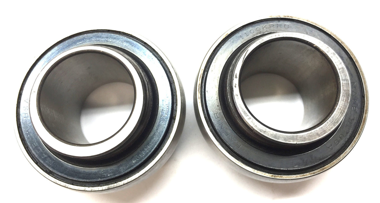 Fafnir Insert Bearing (No Collar/No Box) SM1100K C1 (1100KRRB) [Lot of 2] NOS