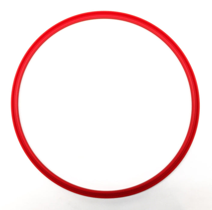 Unbranded 16-1/2" O.D x 15-3/4" I.D x 3/4"(H) Red Hydraulic Cup Rod Seal NOS