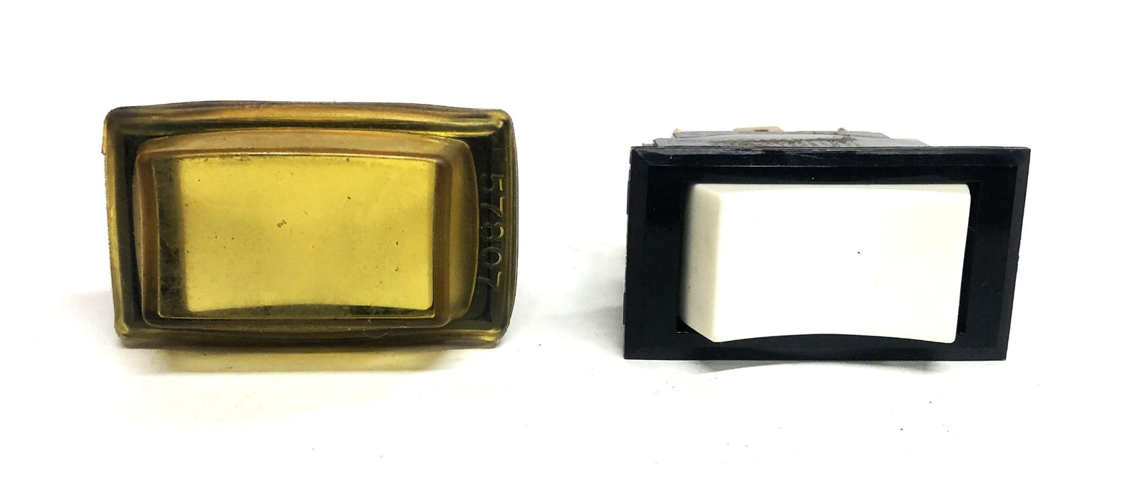 Unbranded 3/4HP-10A-250VAC 15A-125VAC Rocker Switch 9637 [Lot of 2] USED