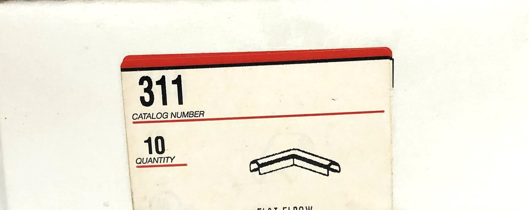 Legrand Wiremold NM Flat Elbow 300 Series 311 [Lot of 17] NOS