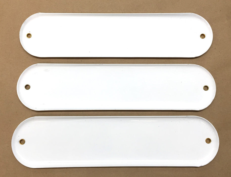 Unbranded 10" x 2.5" Oblong MEN/LADIES Sign w/Mounting Holes [Lot of 3] NOS