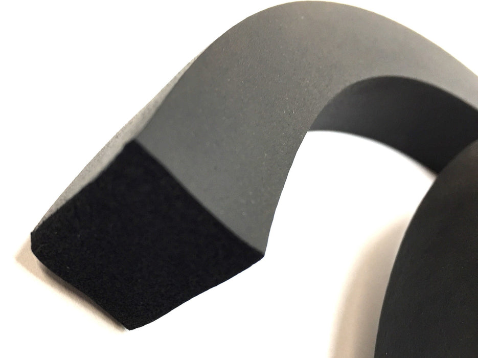 Unbranded Non-Adhesive High Density Foam Rubber Strip 10' x 1" x 3/4" NOS