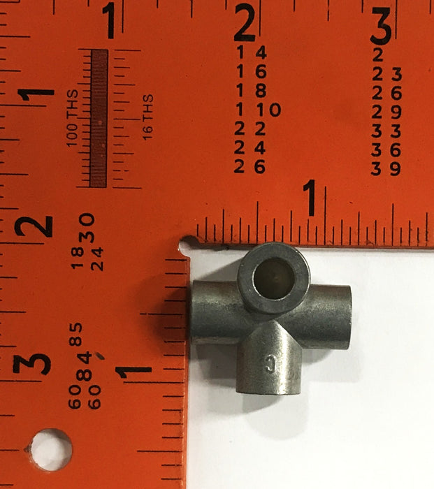 Bijur Die Cast 3-Way Junction Fitting B3065 [Lot of 2] NOS