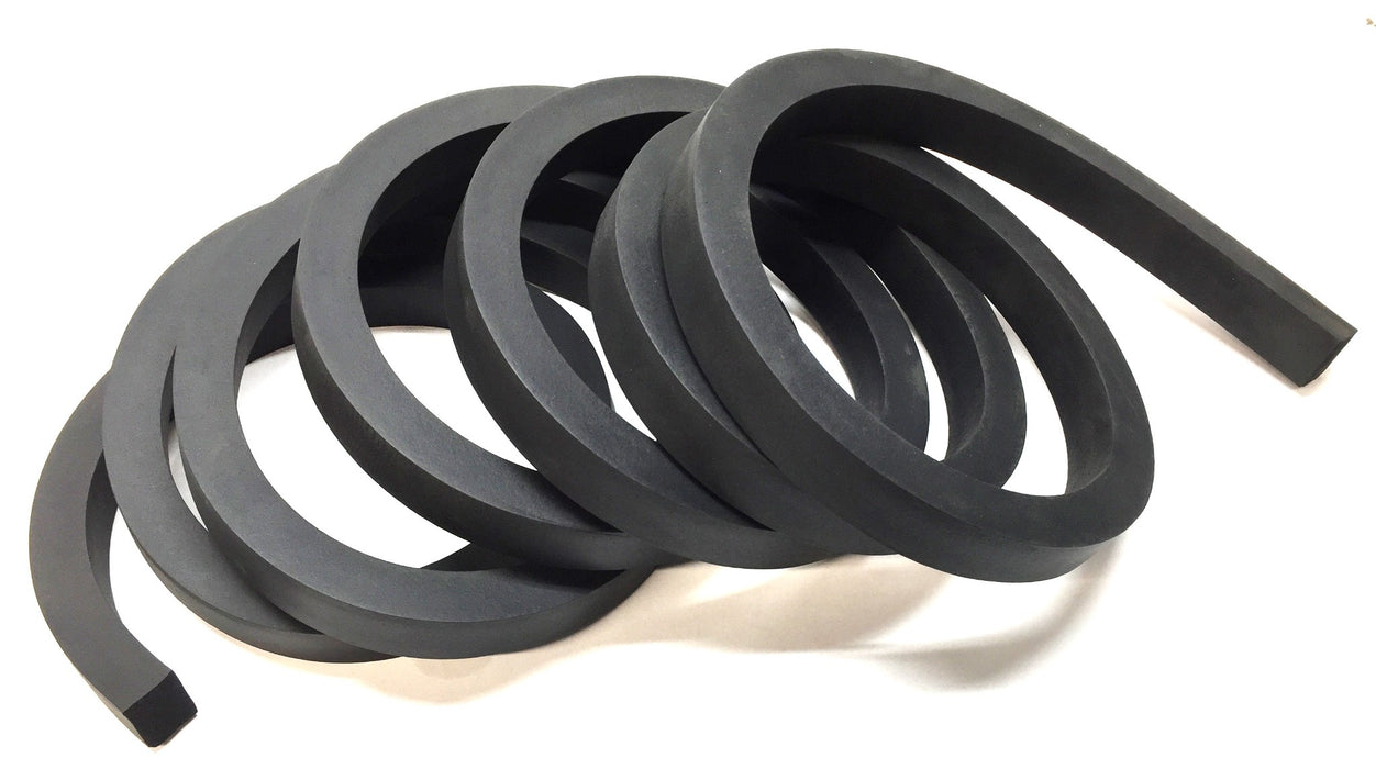 Unbranded Non-Adhesive High Density Foam Rubber Strip 13' x 1" x 3/4" NOS