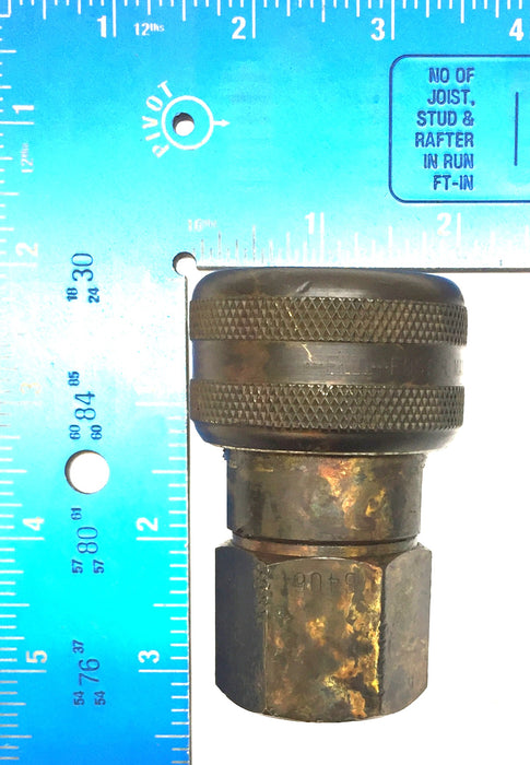 Foster Manufacturing 1" Female Quick Release Hose Coupling FM6 (6406) USED