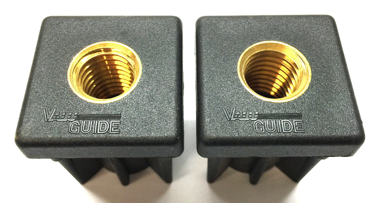 System Plast 5/8"-11 Female Thread Square Tube End VG-553-B58-MC [Lot of 2] NOS