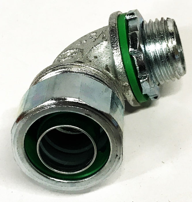 Dottie 1/2 inch 90-Degree Steel Liquid Tight Connector SL9050 [Lot of 6] NOS
