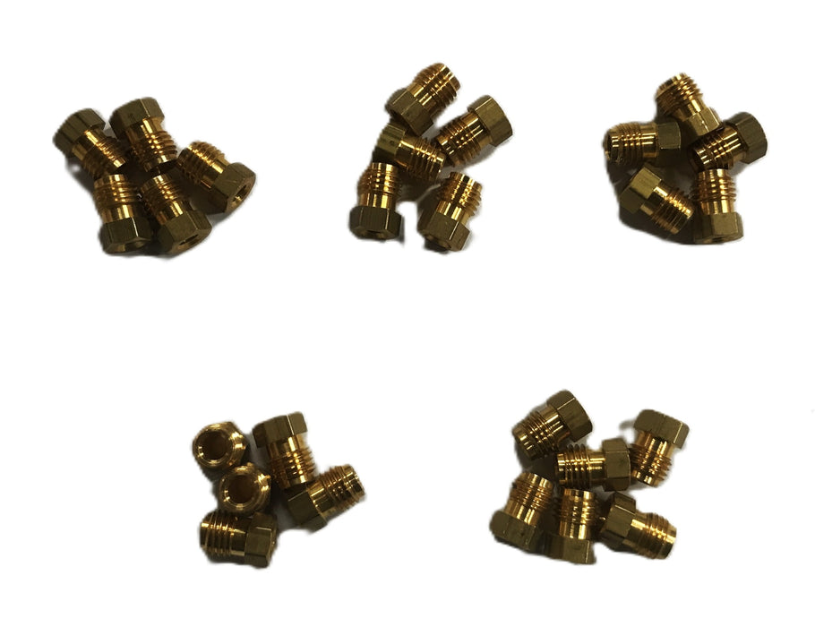 Bijur M8X1 Brass Compression Bushing 15326 [Lot of 25] NOS