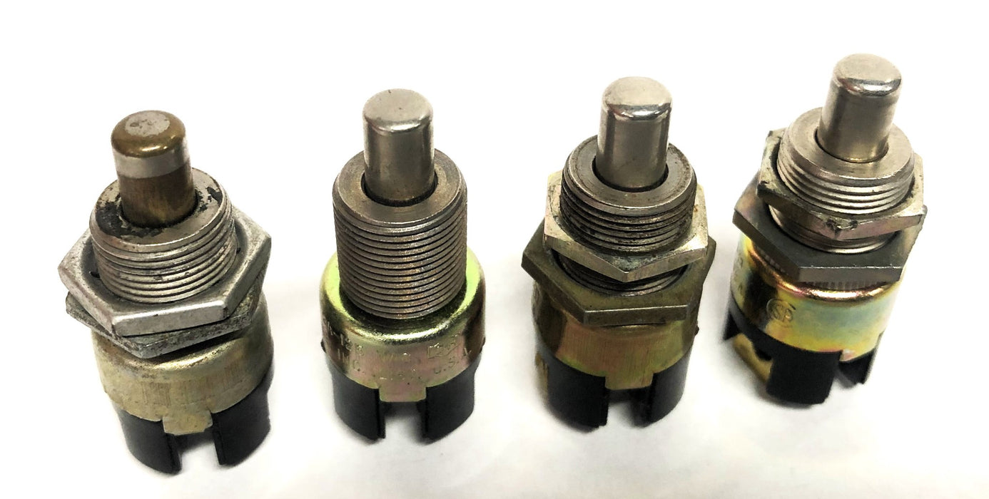 Unbranded Assorted 3A Push Button Switch 125 VAC [Lot of 4] NOS