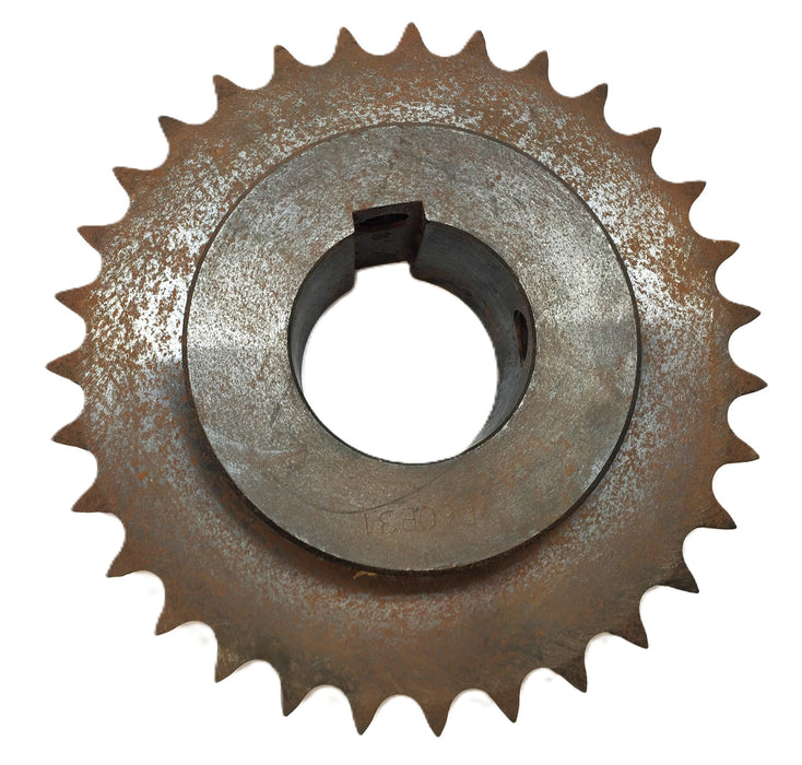 Tsubaki Double-Strand Roller Sprocket D60B31Z001 2.33" Bore with Keyway NOS