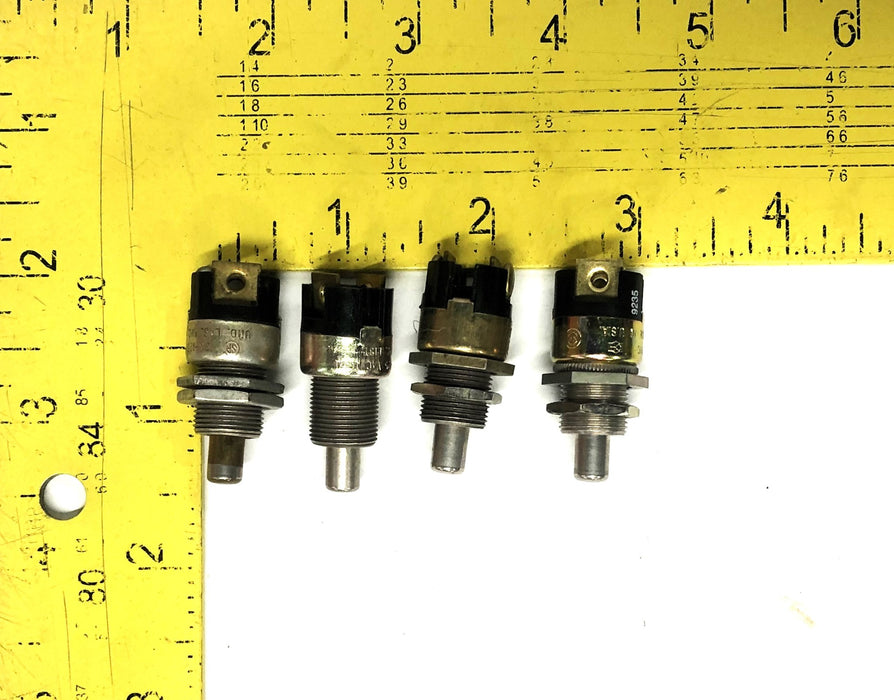Unbranded Assorted 3A Push Button Switch 125 VAC [Lot of 4] NOS