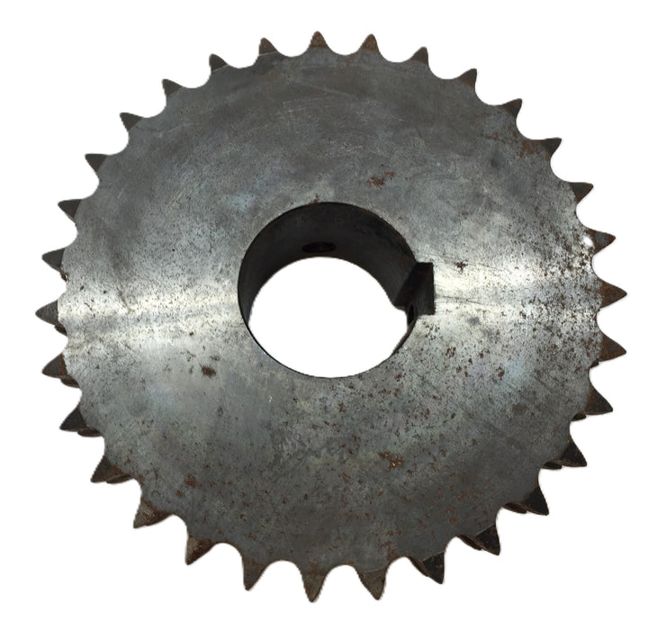 Tsubaki Double-Strand Roller Sprocket D60B31Z001 2.33" Bore with Keyway NOS