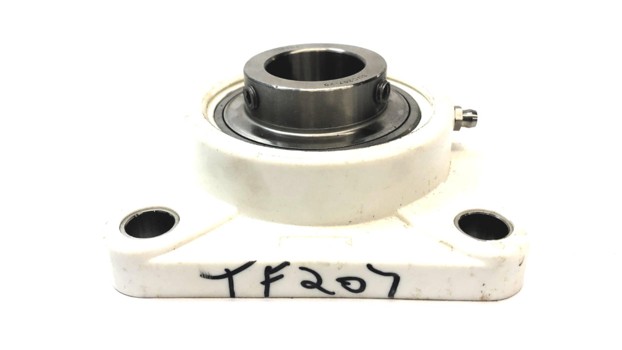 IPTCI 4-Bolt Flanged Mounted Bearing W/ Fitting TF207 (SUC207-20) NOS