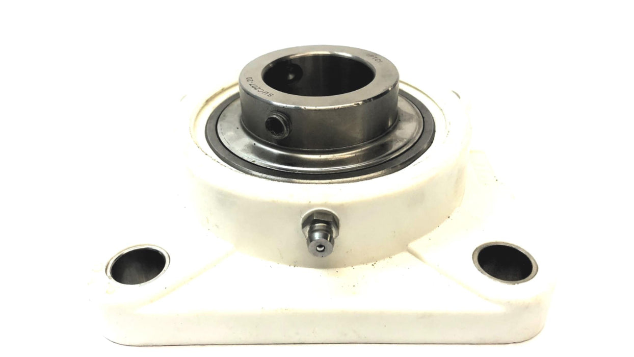 IPTCI 4-Bolt Flanged Mounted Bearing W/ Fitting TF207 (SUC207-20) NOS