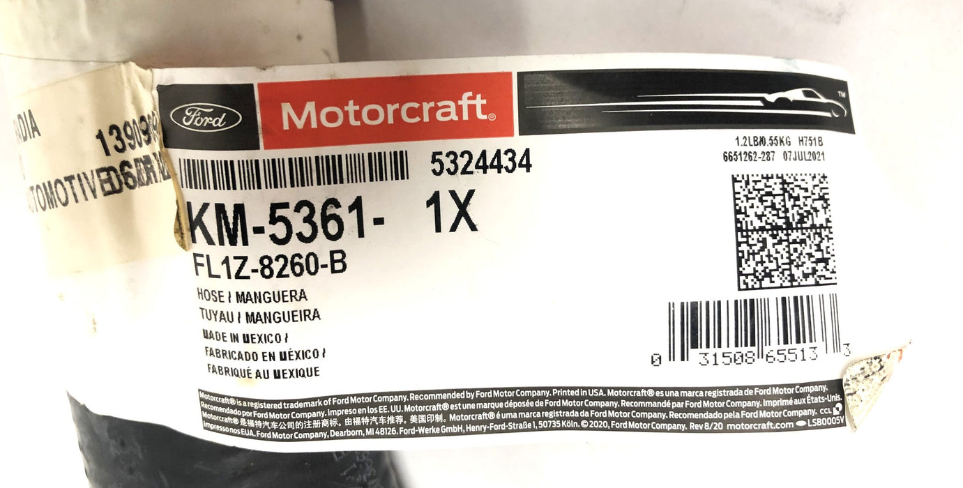 Ford Motorcraft Radiator Coolant Hose KM-5361 (FL1Z-8260-B) NOS