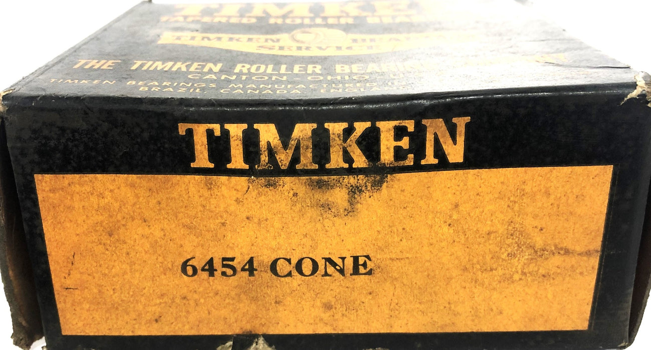 Timken Roller Bearing Tapered 6454 NOS